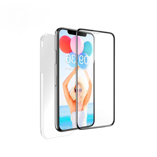 Tempered Glass - Ultra Smart Protection iPhone 11 Pro Max fulldisplay 3D negru + CADOU folie Clasic Smart Protection spate si laterale