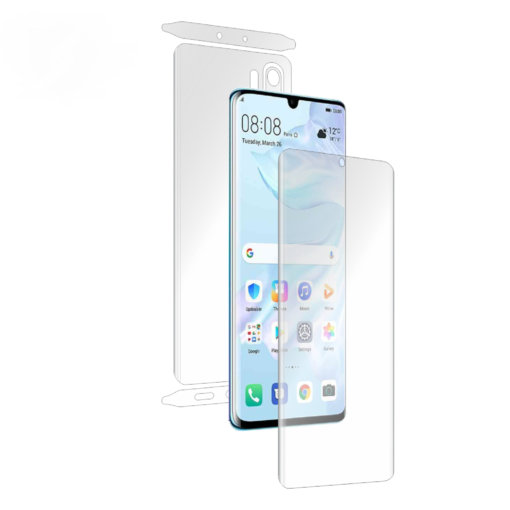 Folie Smart Protection Huawei P30 Pro compatibila cu Silicone Case, protectie pentru ecran,spate si laterale