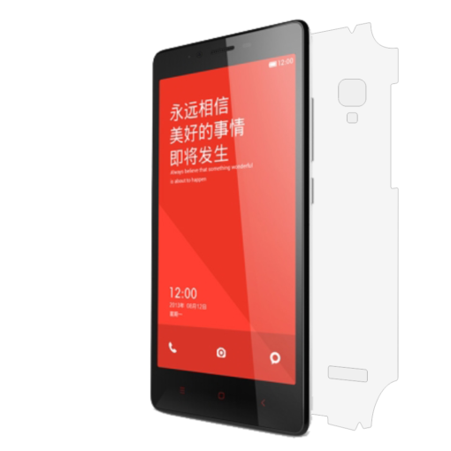 Folie de protectie Clasic Smart Protection Xiaomi Redmi Note Dual spate,protectie completa spate+Smart Spray?,Smart Squeegee? si microfibra incluse